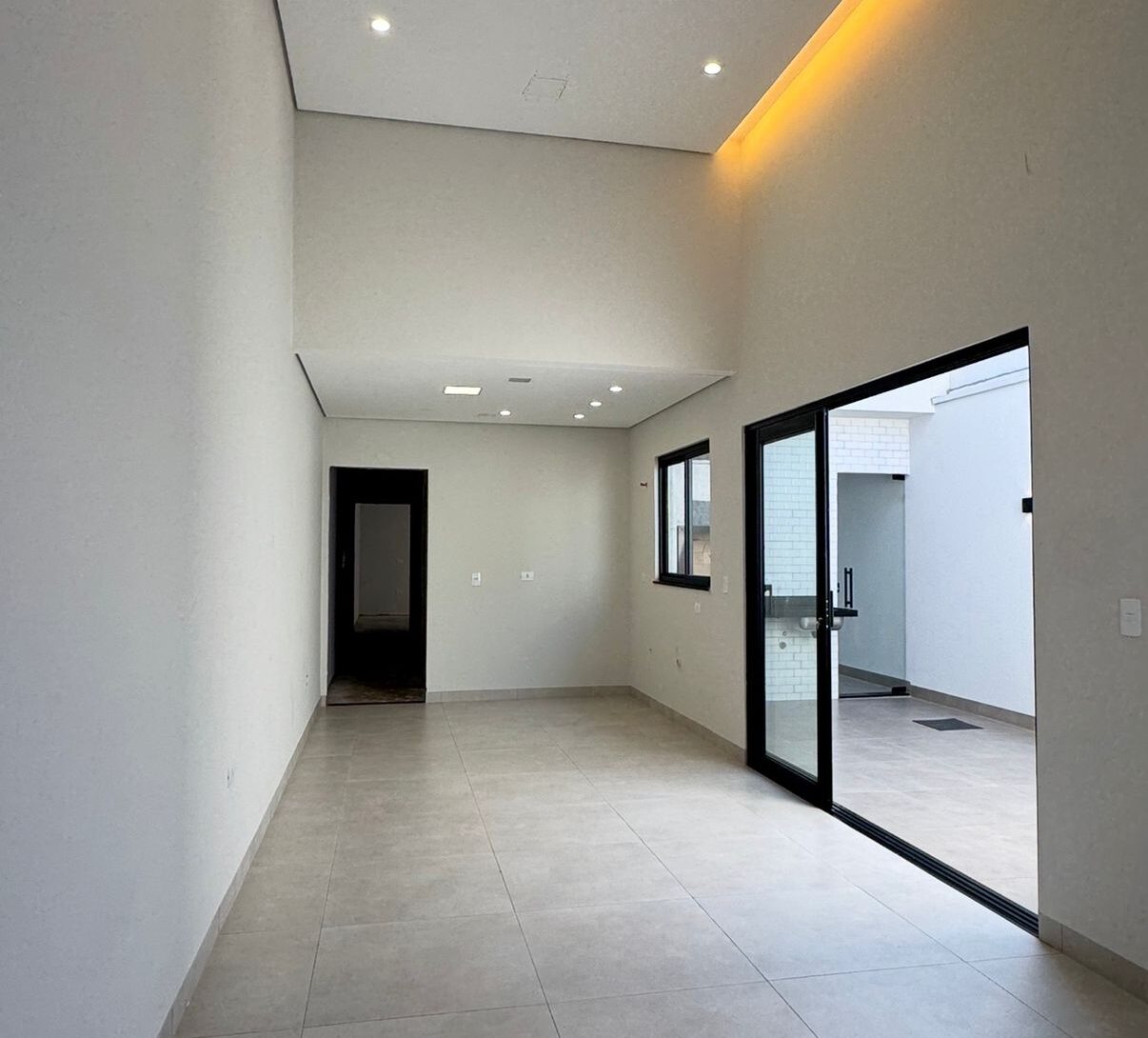 Sala com vista pra cozinha