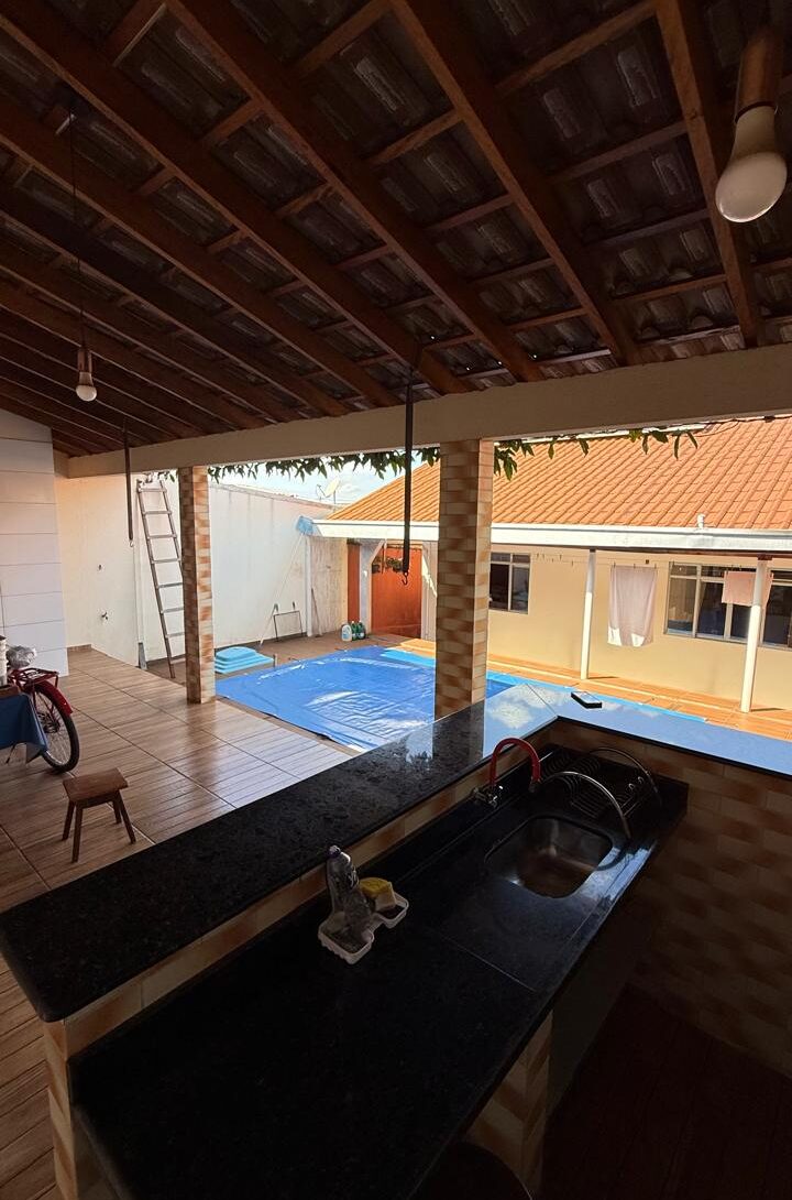 Espaço de churrasco